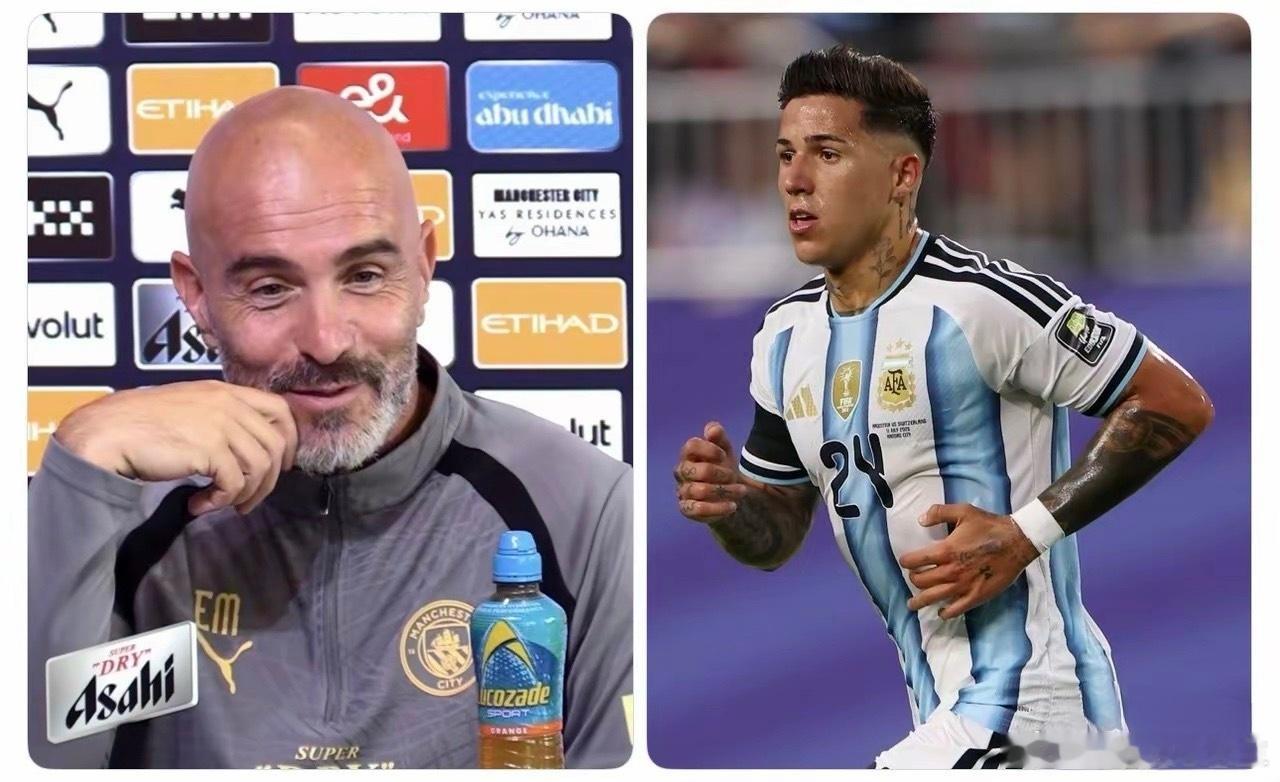 据EPL World报道，恩佐·费尔南德斯转会曼城后，因一句“终于加入了一家大俱