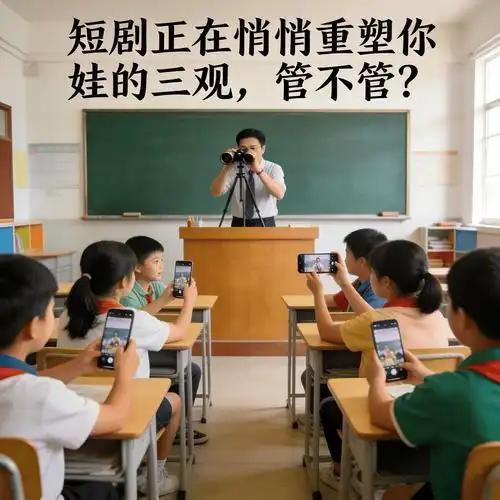 别让短剧，悄悄带偏孩子的价值观
        家有孩子的家长，大概率都发现了这