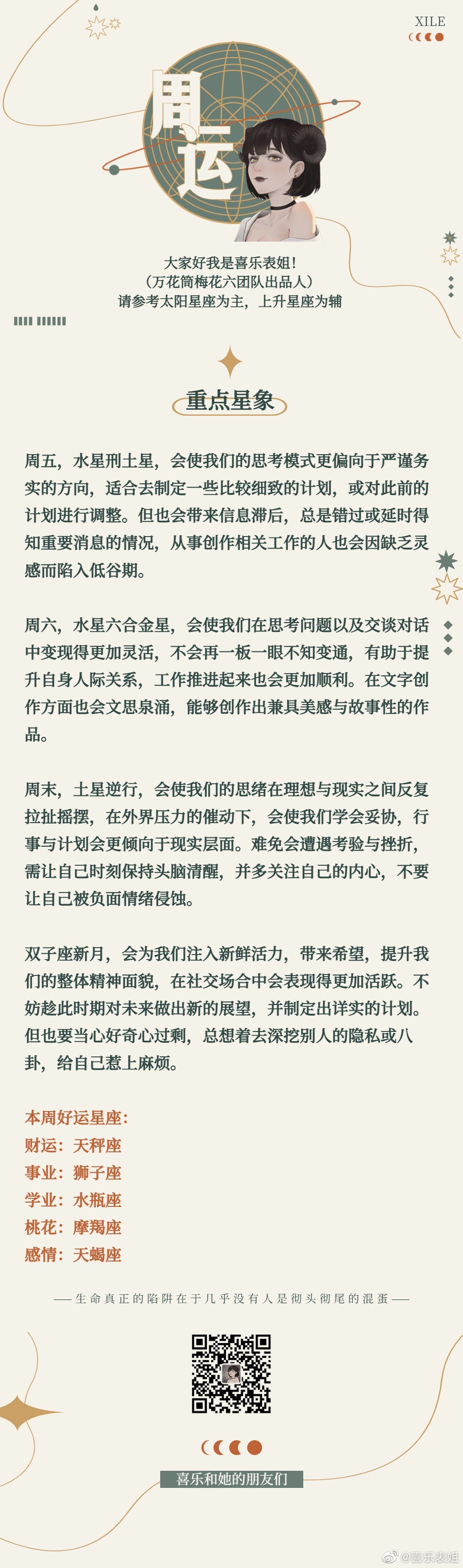 喜乐周运2023.06.12-06.18#十二星座# #夏日好运接力# ​​​