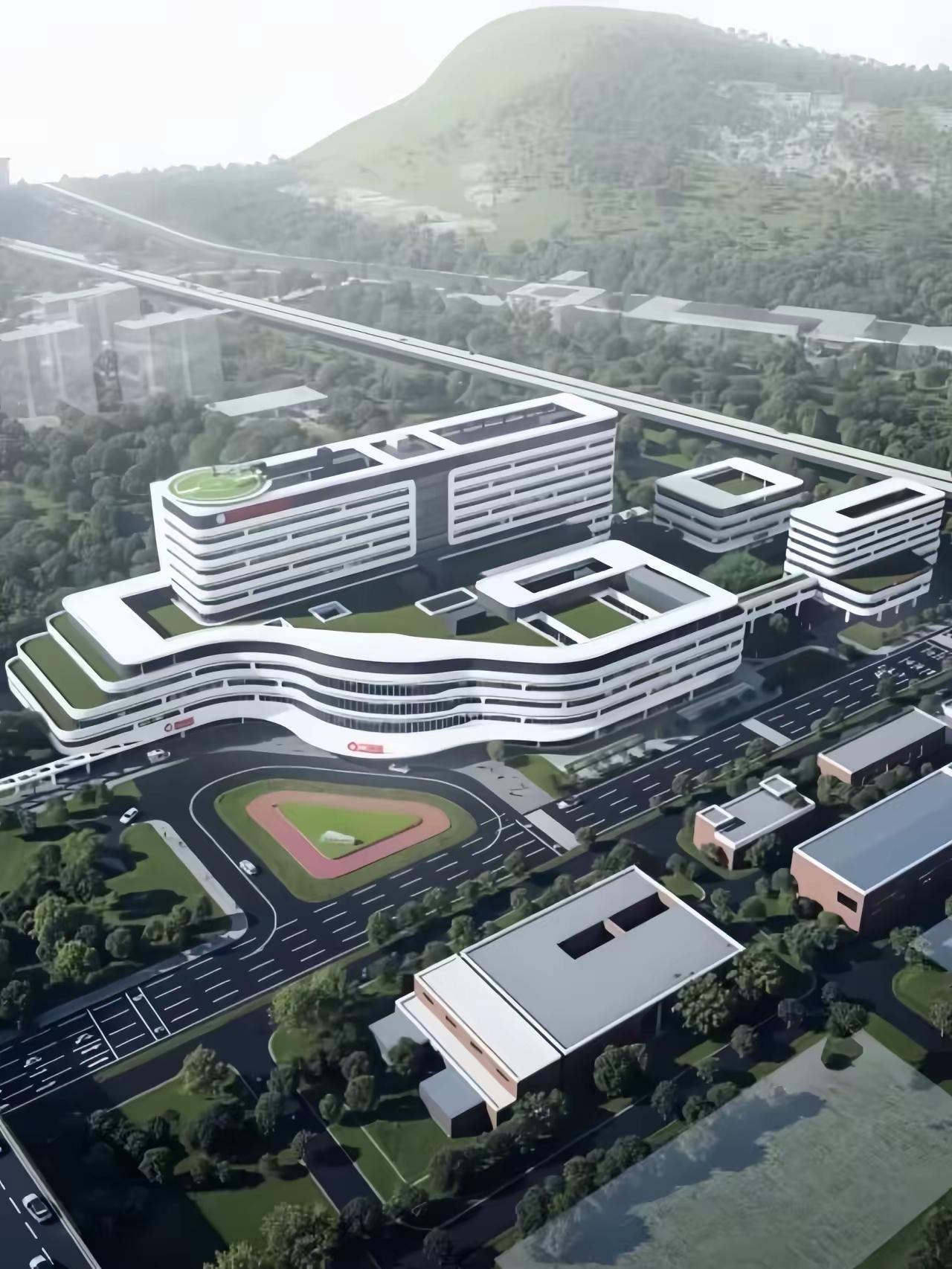 福州第一总医院鼓山院区开工建设啦！它位于晋安区远洋互通东侧、福马路西侧的东城医疗