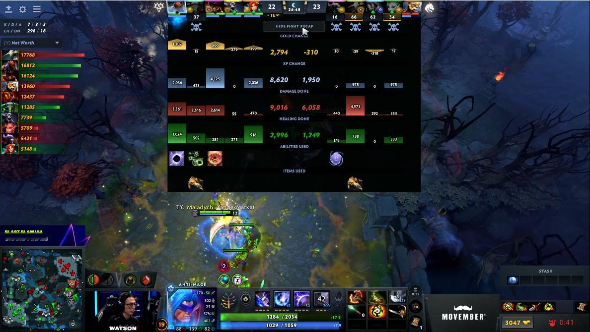 DOTA2 BLAST SLAM第八季淘汰赛总决赛Yandex对阵Spirit战