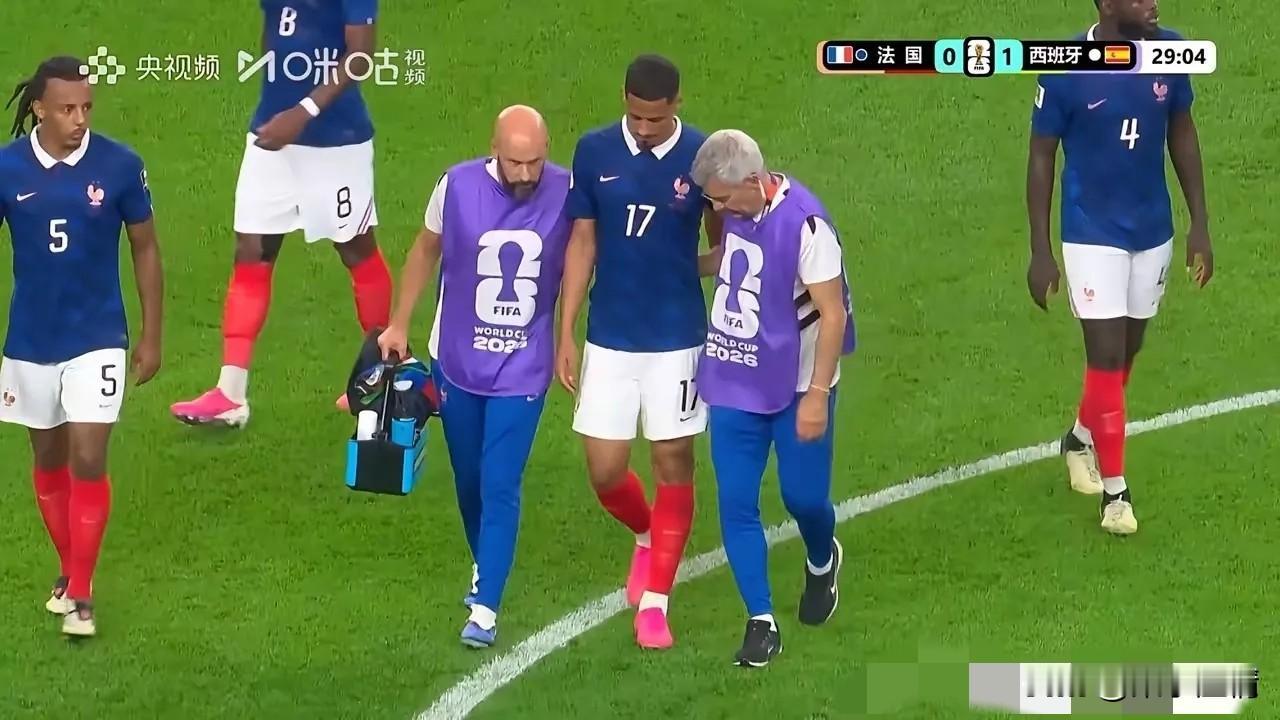 双重打击重创法国队，心态短板远比0-2失利致命。世界杯半决赛法国队上半场第22分
