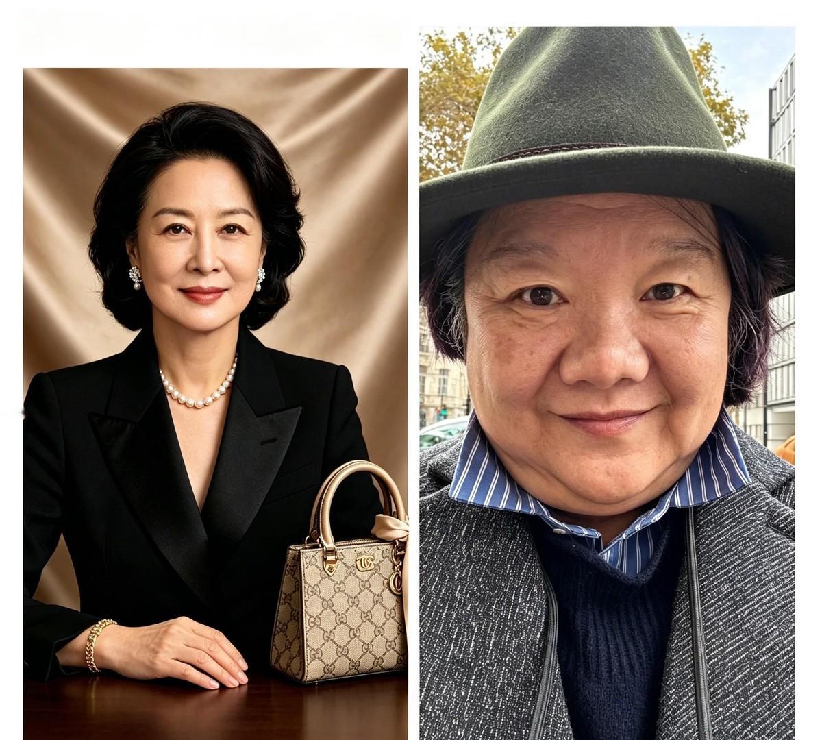 洪晃收过一件皮草，是位香港豪门老太太送的。她掂量着太贵重，老太太却拍她肩膀：别当