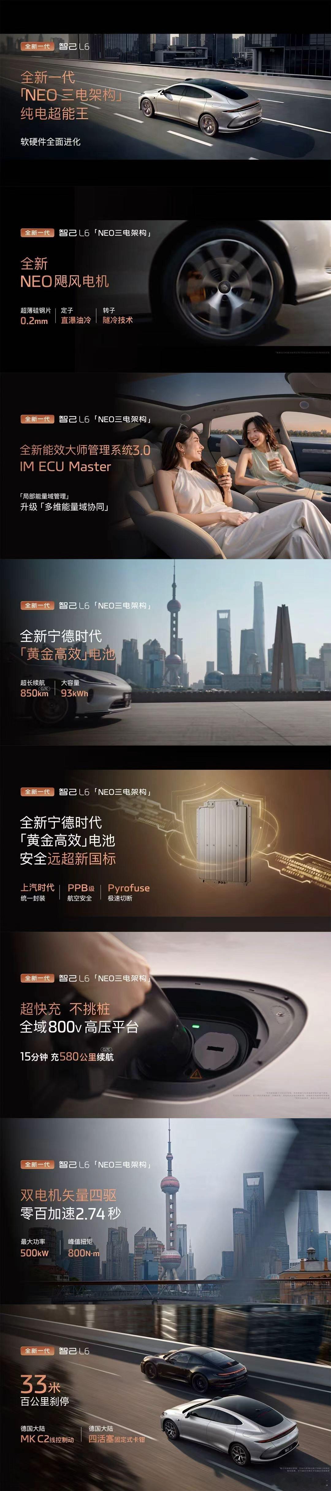 【纯电超能王】>全系配备上汽集团最新的「NEO三电架构」堪称同级别的纯电超能王，
