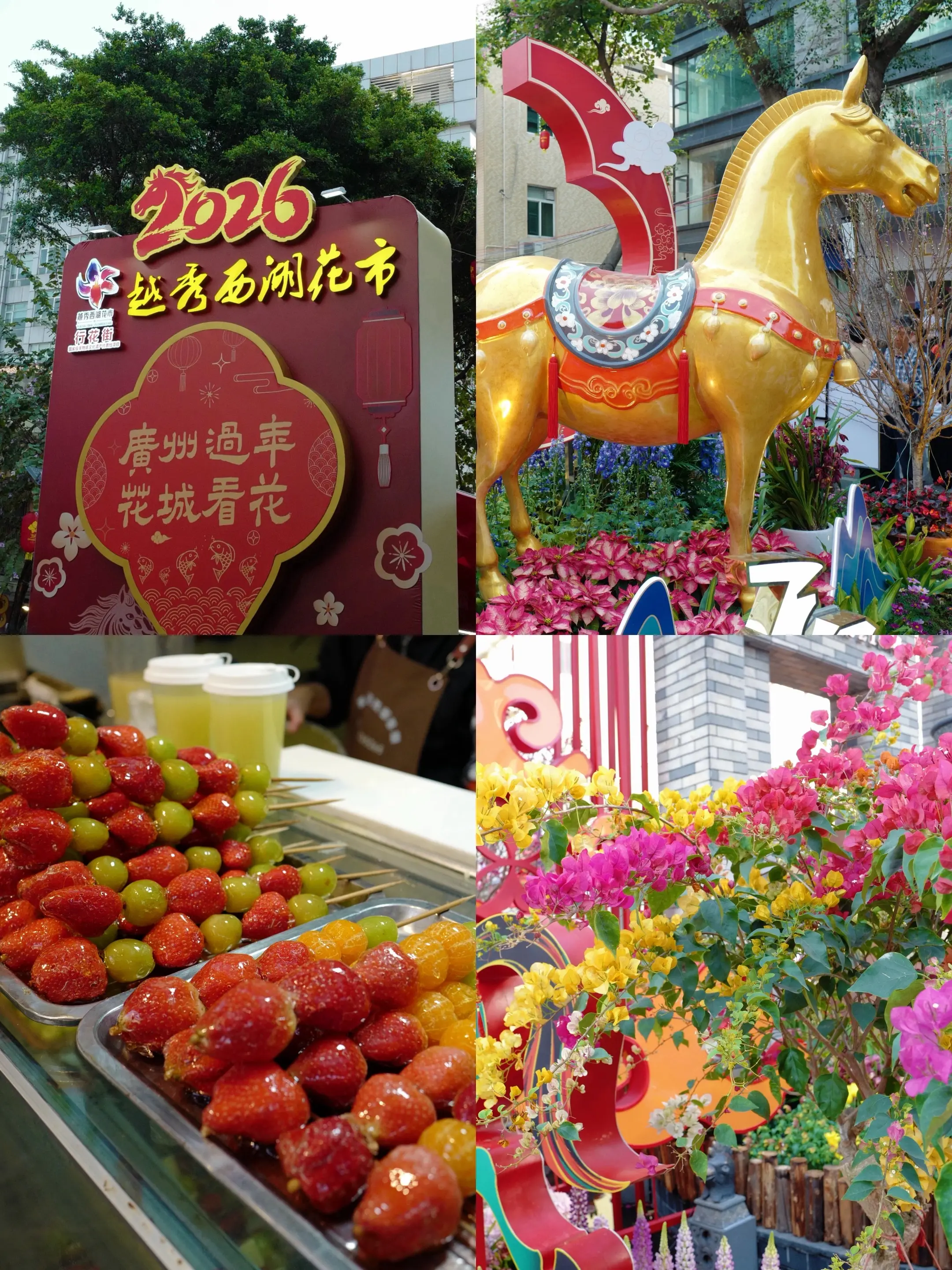 属于廣州的年味🏮行花街🌺转大运