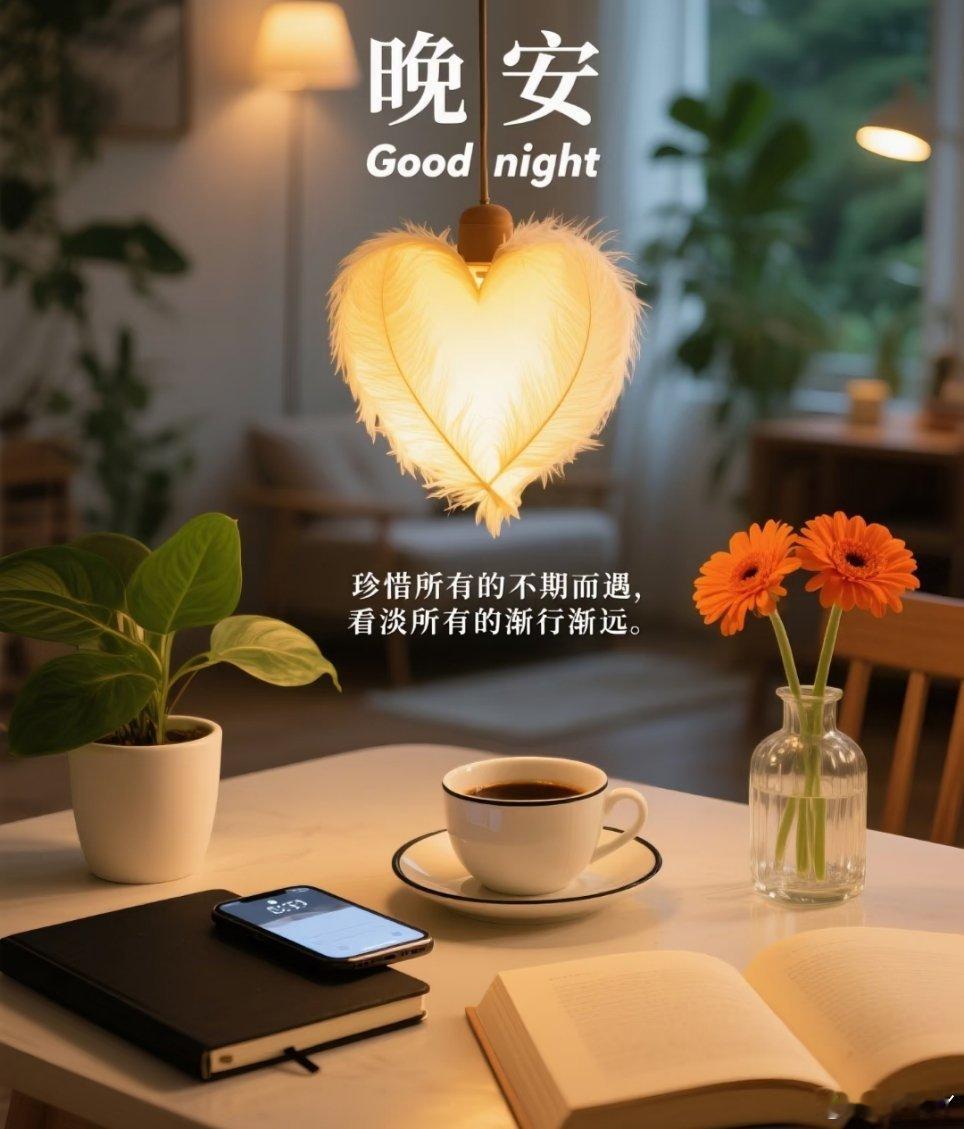 晚安[超话]晚安 时光流转，筛选身边人事。过往种种，付之一笑；当下诸事，随遇而安
