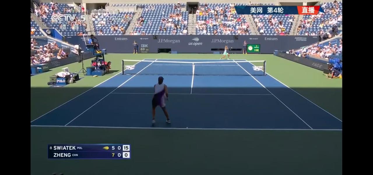 郑钦文打凯斯时0:5落后，然后连赢七局，如果说这是美网历史奇迹，那这个奇迹现在贬