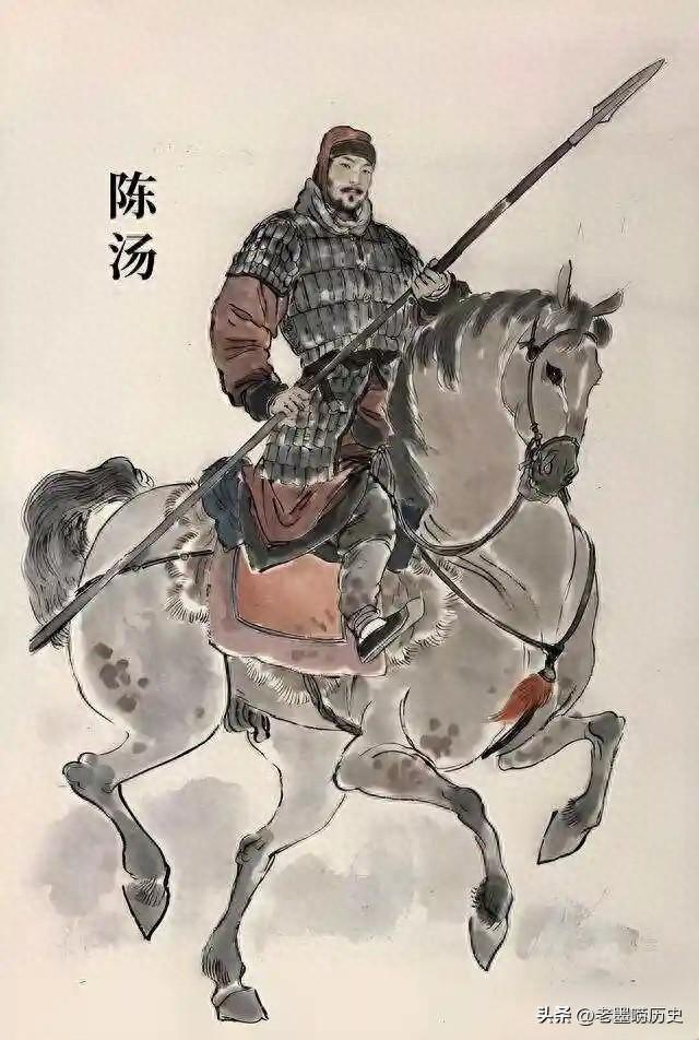 陈汤的典型性在于边缘人的豪赌心态。他出身贫寒、不修小节，这种“光脚”的背景让他对