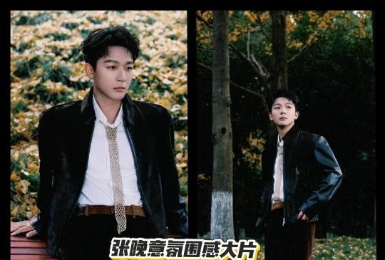 张晚意 ｜氛围感大片
演员张晚意的全新造型亮相，皮衣、镂空领带，蛮有质感～
fa