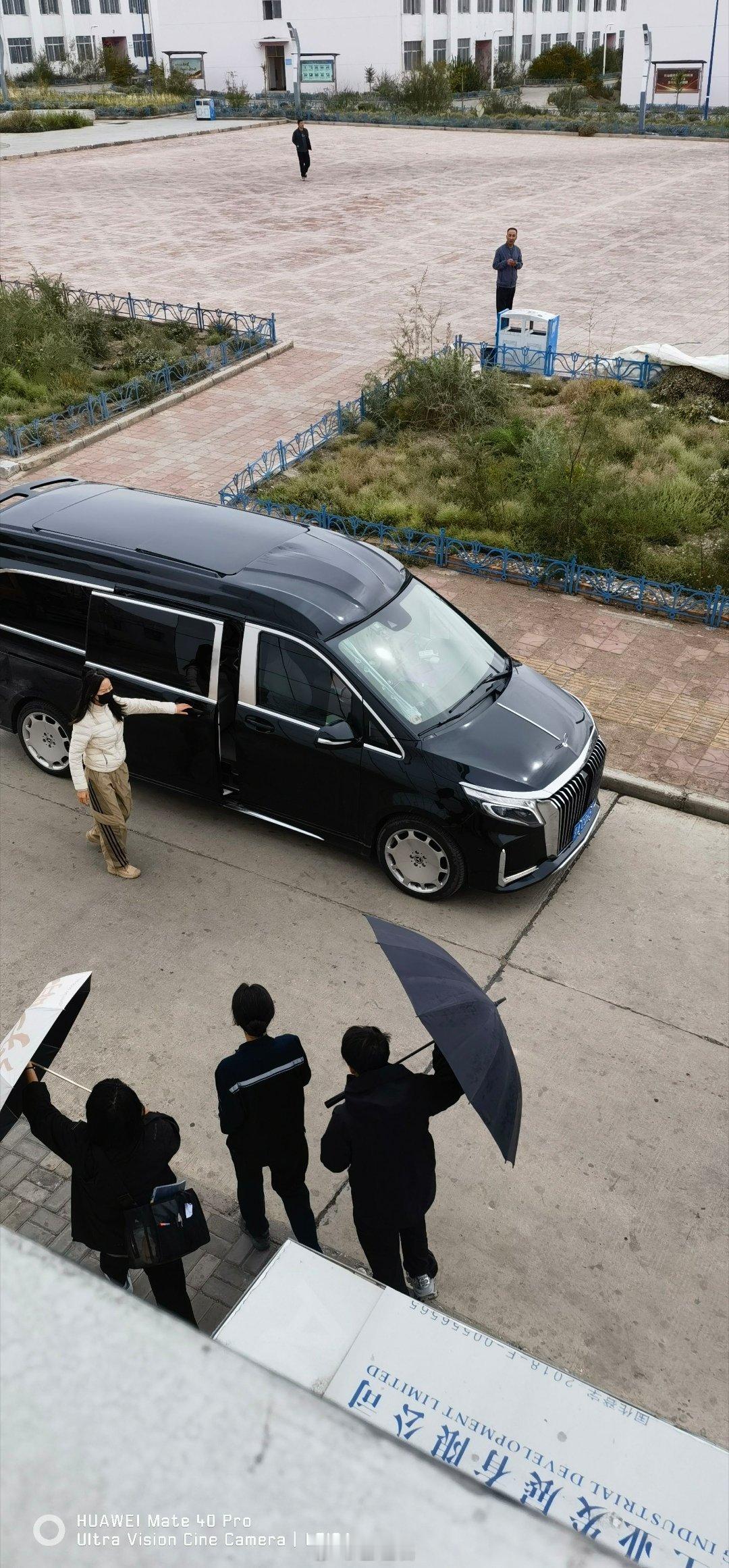 杨紫生命树上班路透，白菊背影鲨[捂嘴哭]！ ​​​