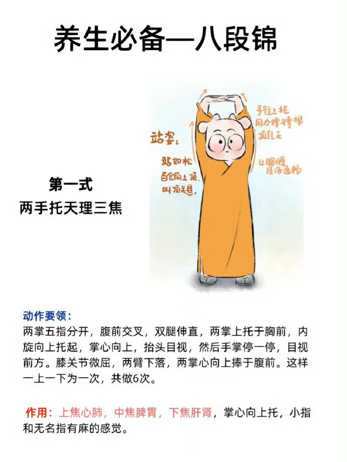 妈耶！八段锦真的有毒！！练了三个月，头发越来越多了 ​​​