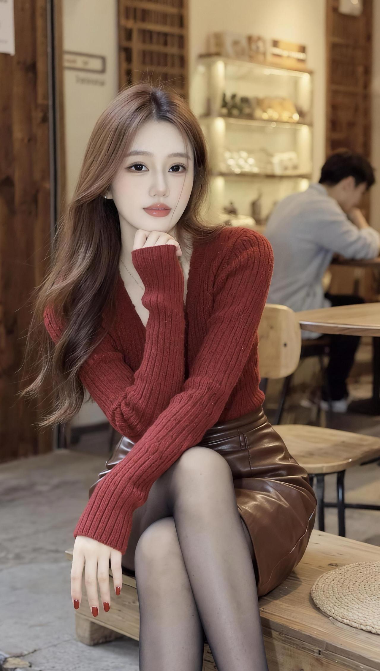 AI韩系街拍风 随变ai随便玩 AI创作特效