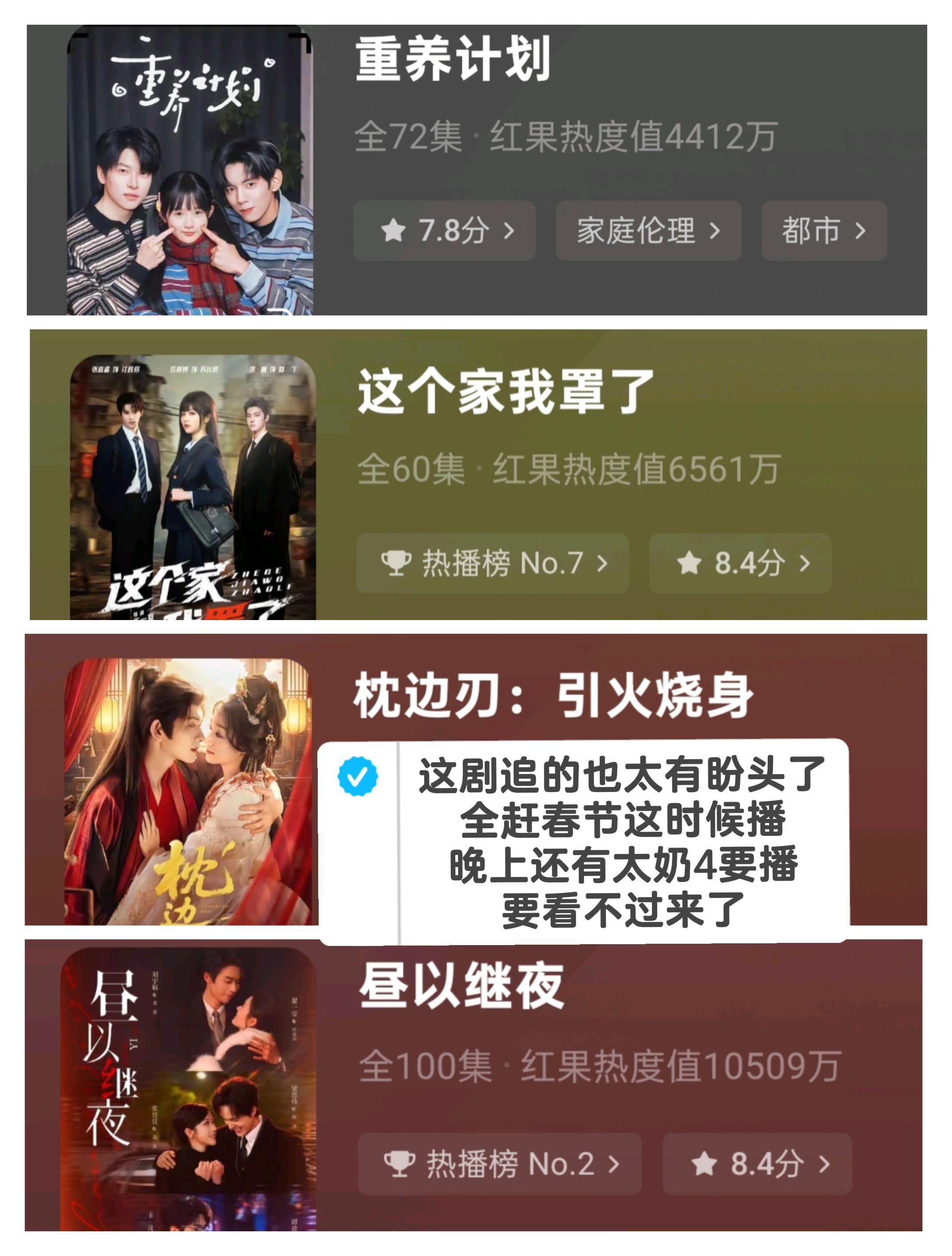 为啥剧多了我反而不知道该先看哪部剧了？来个都看过的宝子说说哪个最好看...