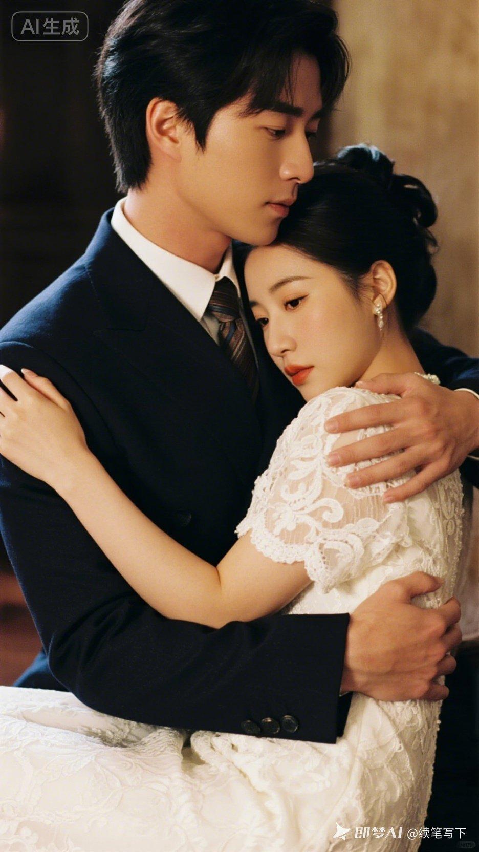 甜蜜的拥抱，爱的瞬间定格💑💕