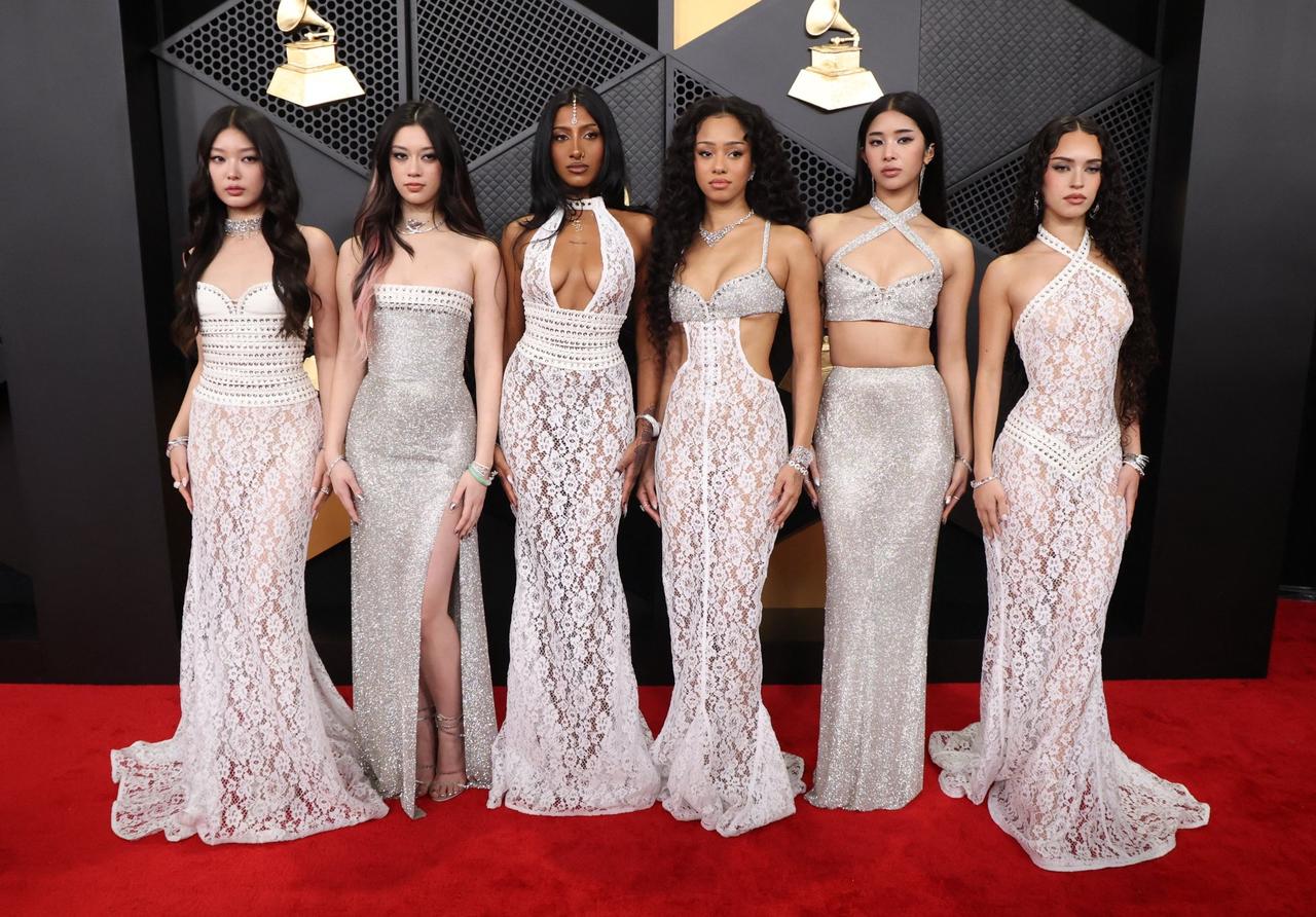 高清多图～第68届格莱美颁奖典礼2月1日在洛杉矶隆重举行，现场星光熠熠，红毯成为