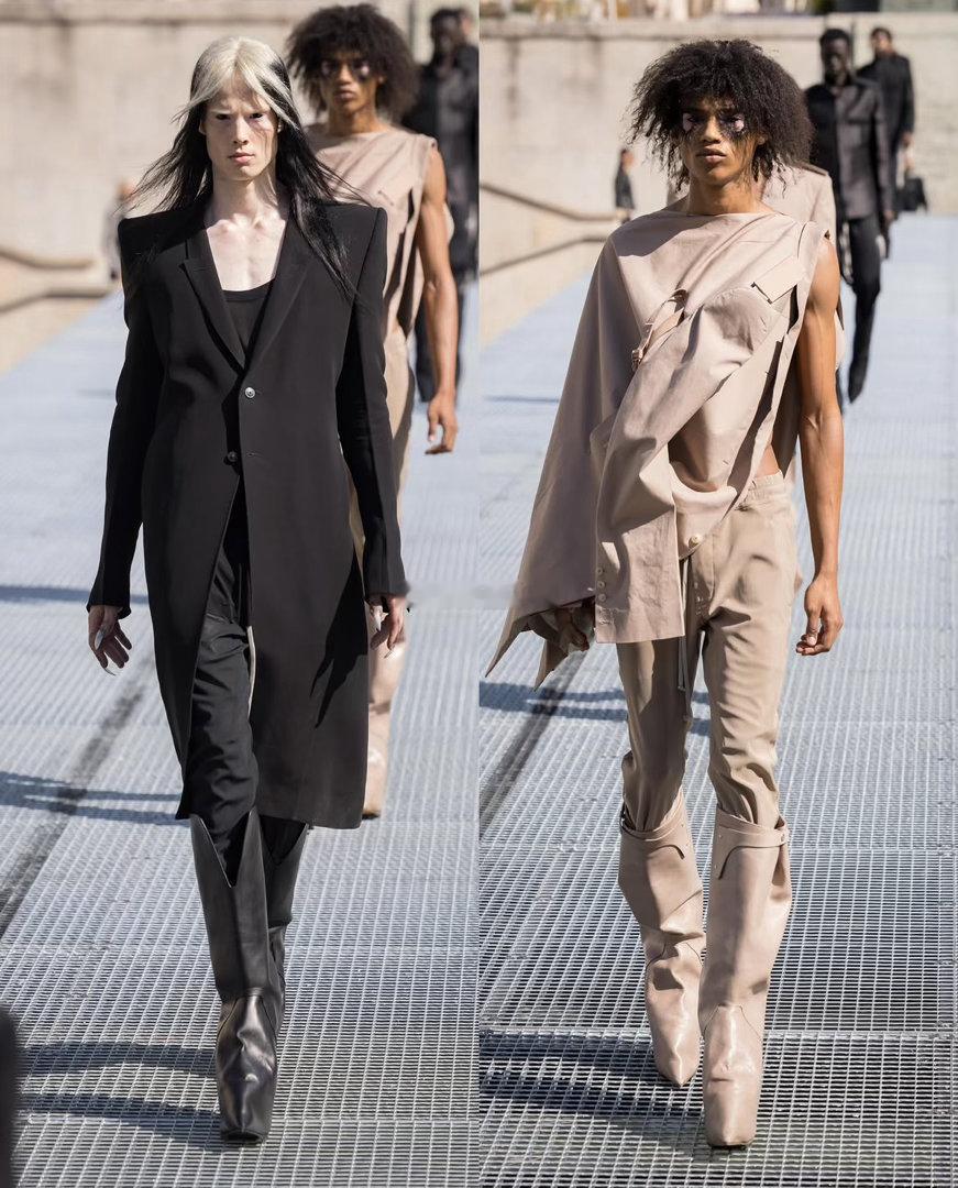 时装周趋势档案 ｜Rick Owens 2027春夏“STONE”系列：当酷热成