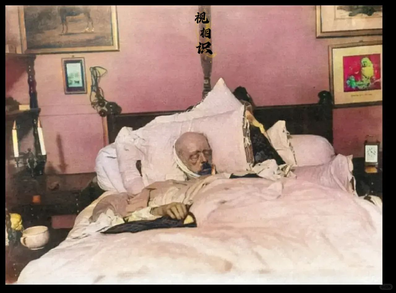 1898年，德国，“铁血宰相”俾斯麦最后的影像，这位成功统一了德意志诸邦，独揽相...