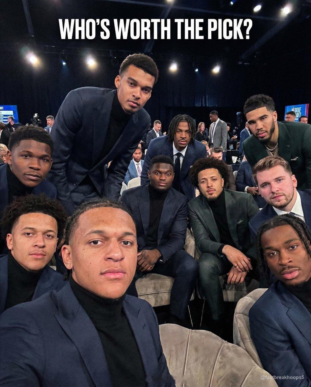新生代球星，如果你手里只有一个状元签，你会选谁做建队基石nba
