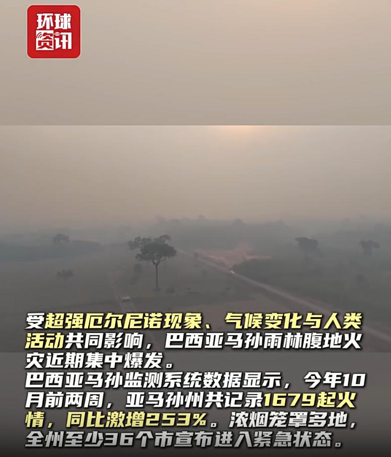 “地球之肺”又烧起来了！亚马孙雨林火情告急，这是为什么？到底有多强？

的确，看