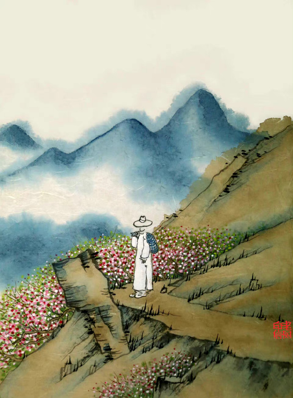 心远无成败，山高看月小。不管什么事，没啥大不了。—— 老树 