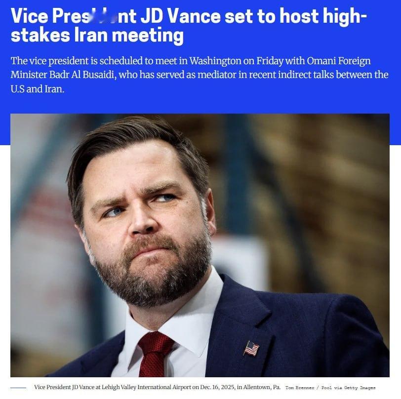 阿曼外交部长巴德尔·布赛迪将于周五访问华盛顿特区，与副总统J.D.万斯、国务卿马