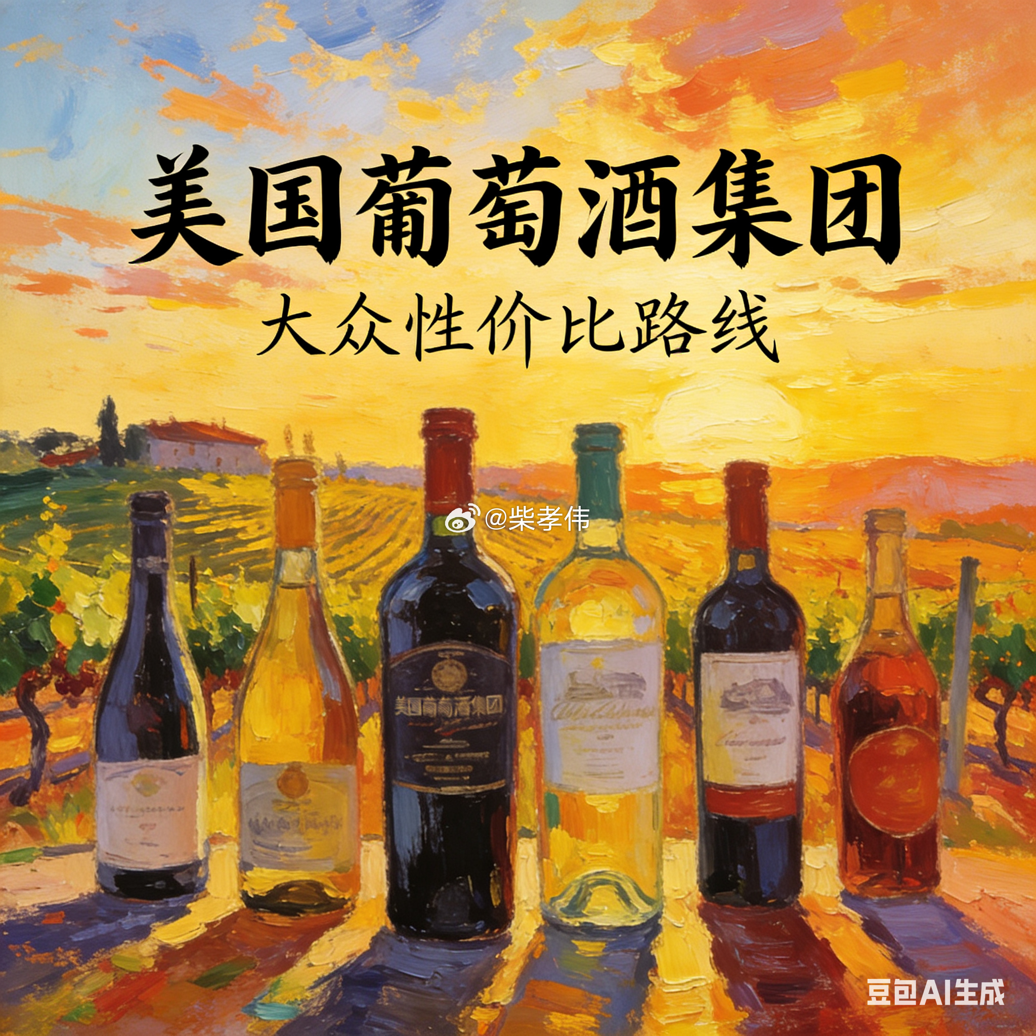 行业公司研究顶级股权企业家 美国葡萄酒集团公司，大众性价比路线美国葡萄酒集团（核