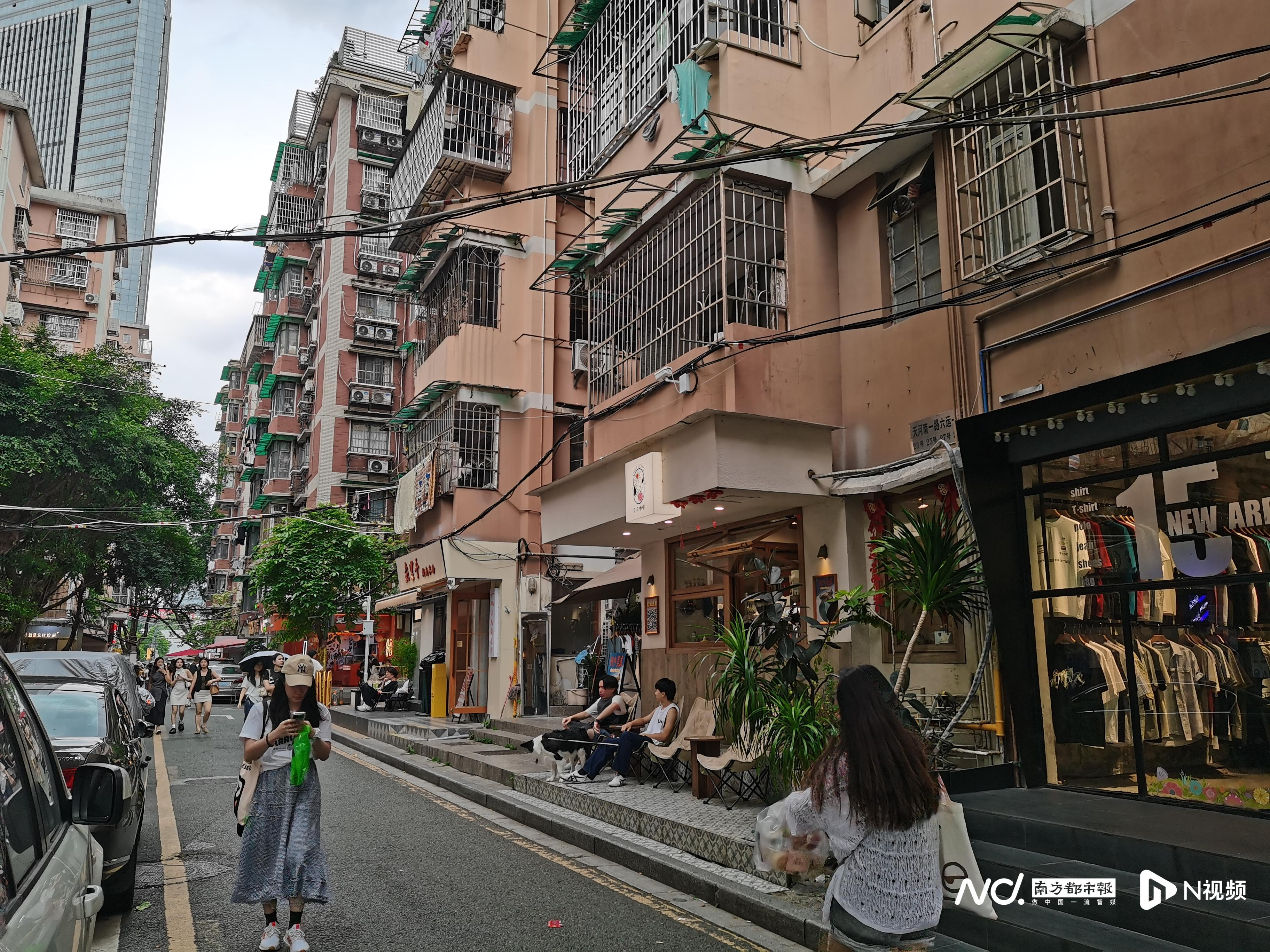 #广州天河南街回应六运小区餐饮整治#【广州六运小区禁餐饮？记者实探：街区热度不减
