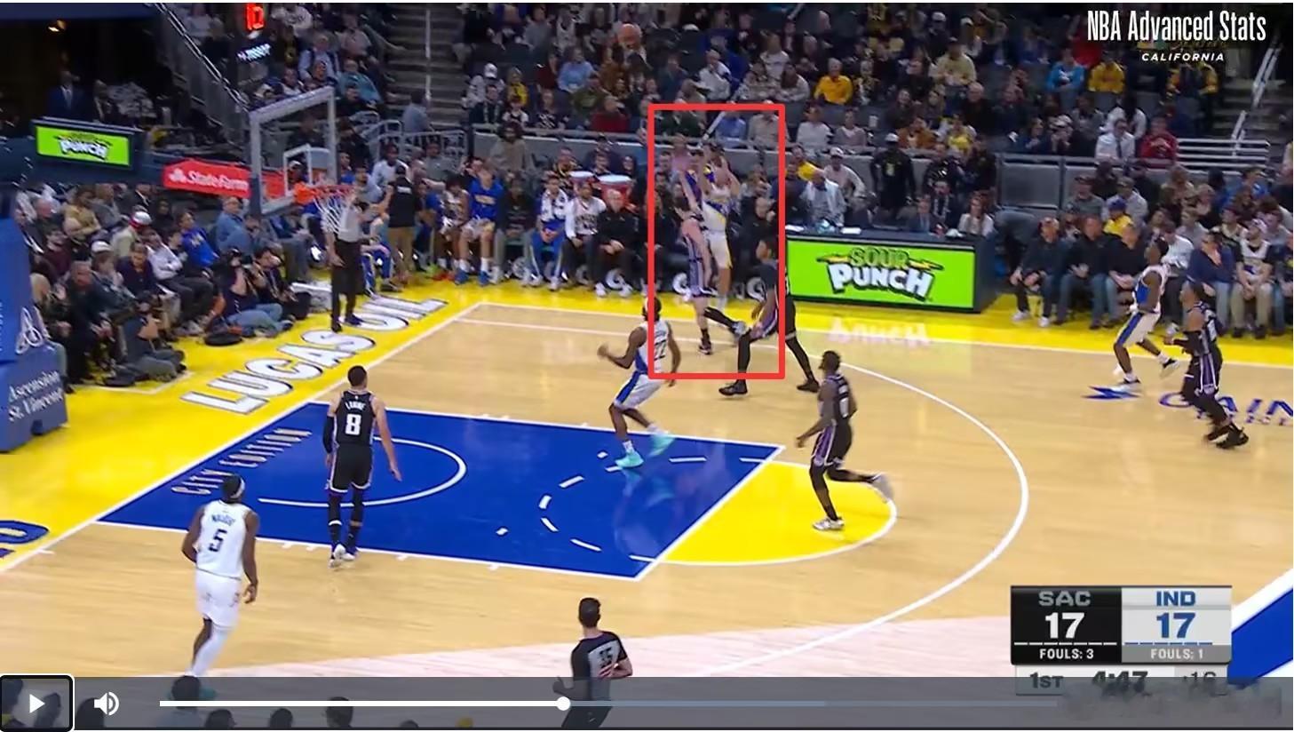 尤班克斯对步行者，上场5分半后被DNP，正负值-10。今天对掘金，上场3分51秒