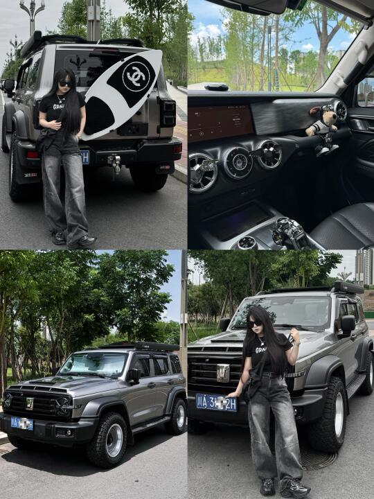 98年👧🏻开坦克🚓这才是女生该有的帅气！！