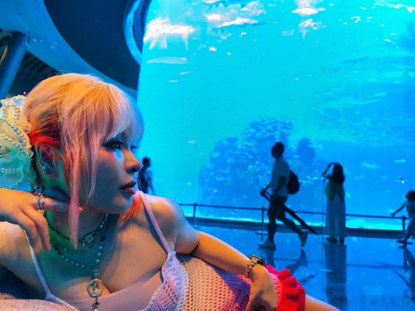 下雨天的水族馆  ​​​