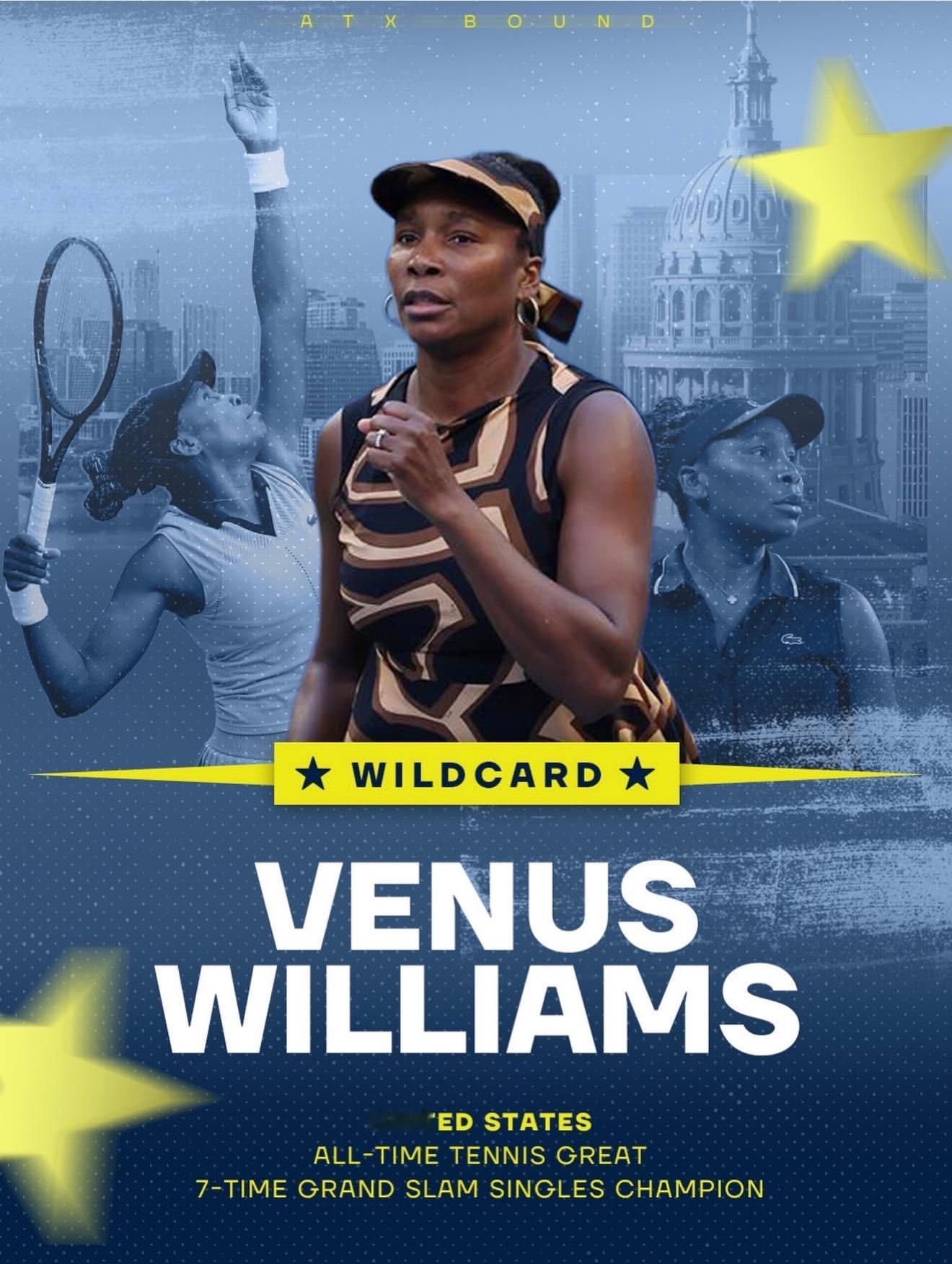 网坛风云 奥斯汀250赛官宣，前世界第一、7届大满贯冠军得主大威廉姆斯获得赛事外