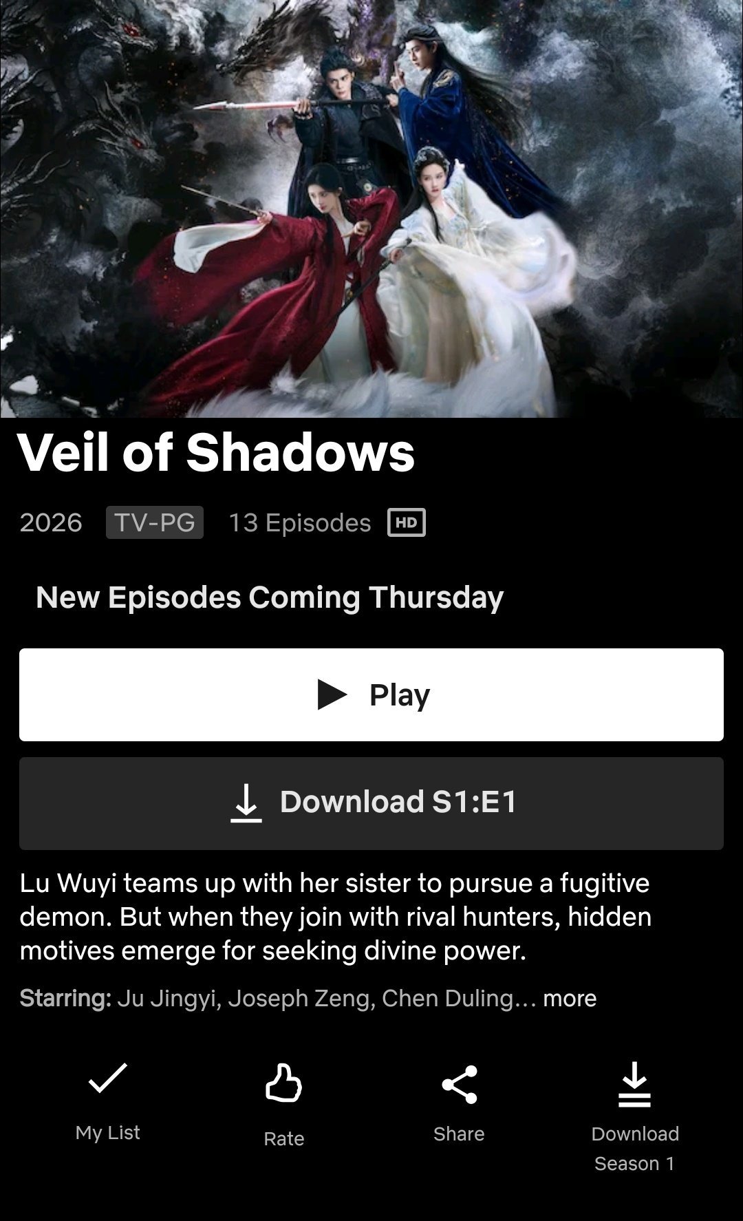 月鳞绮纪Netflix播出 鞠婧祎、曾舜晞、陈都灵、田嘉瑞领衔主演（排名不分先后