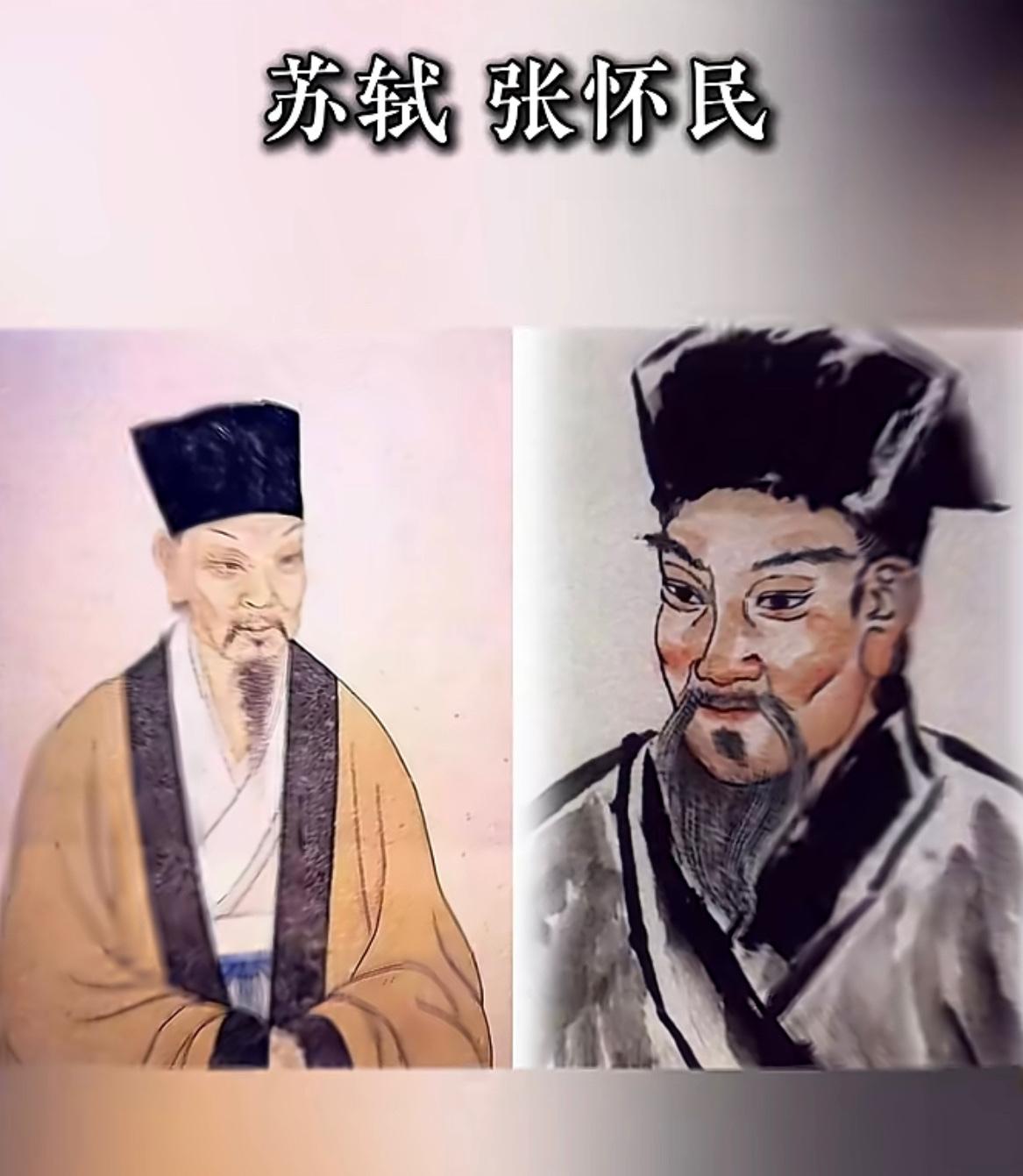 苏轼和张怀民的AI复原图。

“怀民亦未寝，相与步于中庭”，苏轼也是一个妙人，把