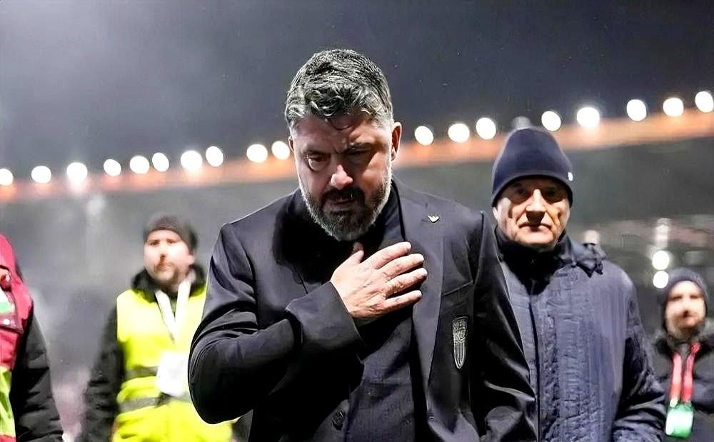 加图索这次是真的告别了，太让人唏嘘！

曾经的冠军中场，2025年6月临危受命执