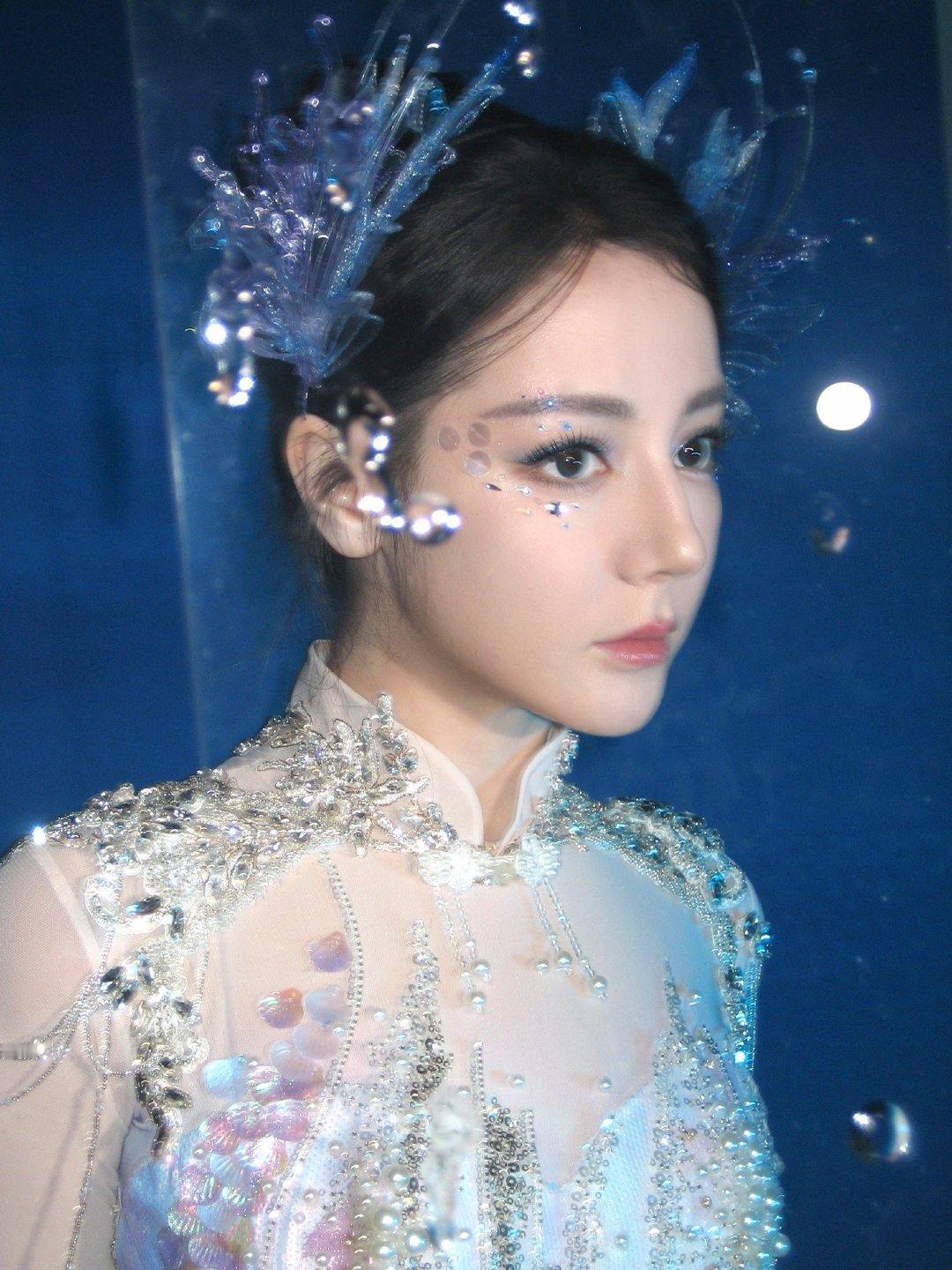 迪丽热巴人鱼公主啊啊啊啊脸太能打了 完全仙女 