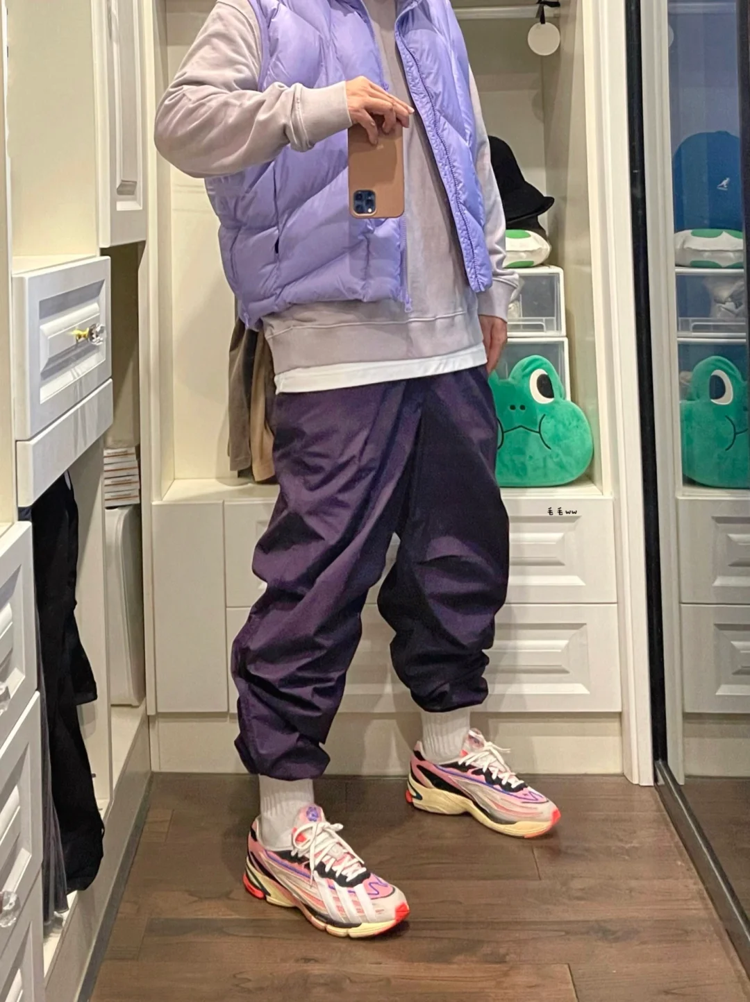 马甲叠穿｜绝绝紫穿搭