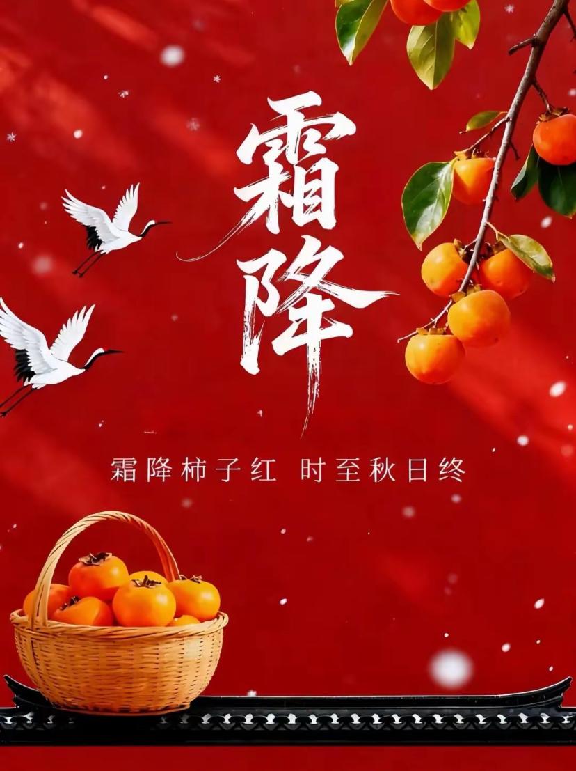 [福]2026./10月23日，霜降安康，霜落秋山静，愿你身暖心安[福]


?