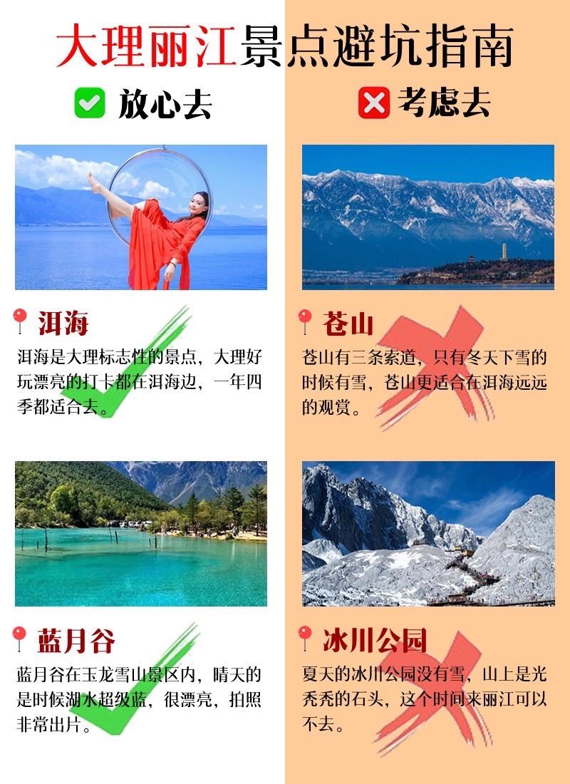 大理丽江好玩的景点。大理丽江景点避坑指南