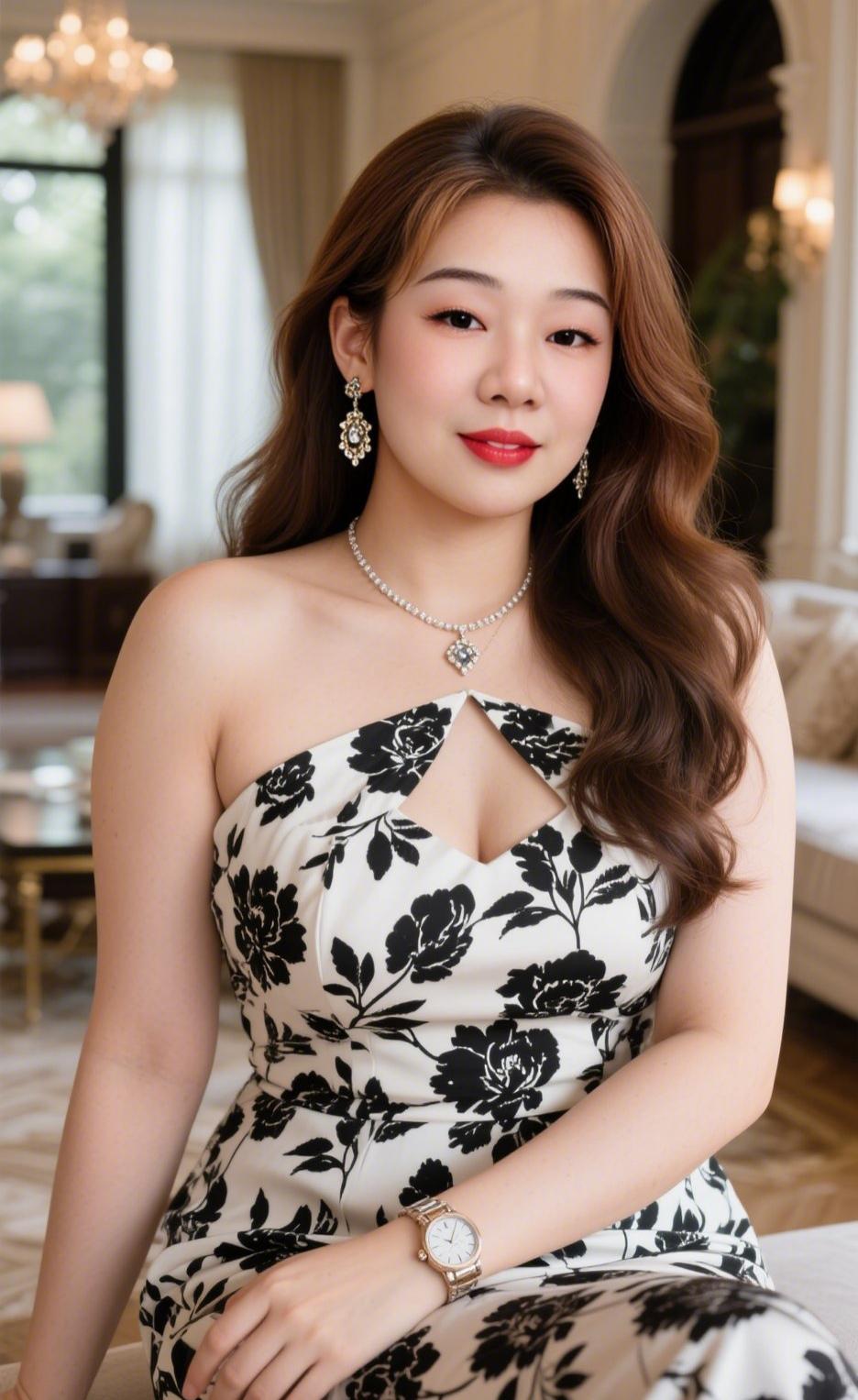 在家也能穿出仪式感，今天的造型很喜欢