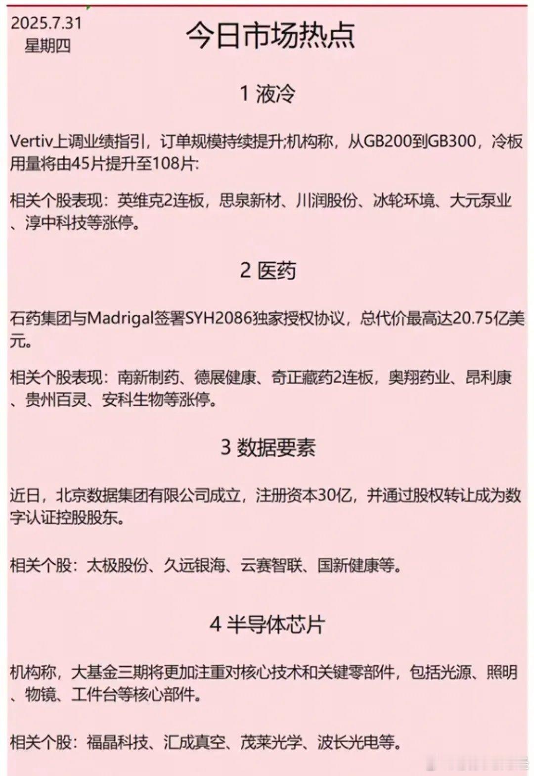 7月31日复盘，游资动向定大盘走向？长城逆势上板，算力板块掀涨停潮有何逻辑？今日