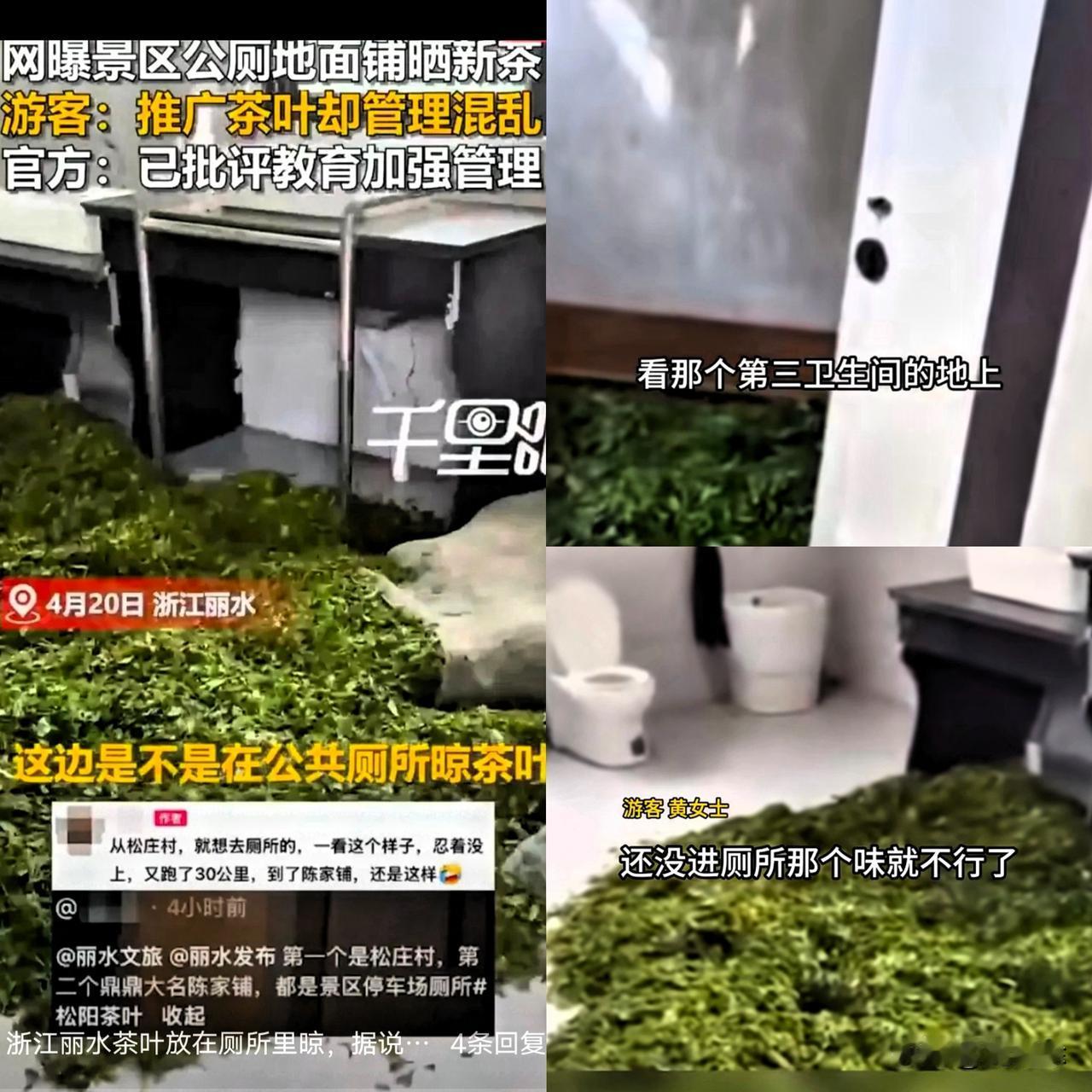 浙江丽水这事也是让人开眼界了。

一女游客去景区游玩，内急冲进公厕，结果推开门直