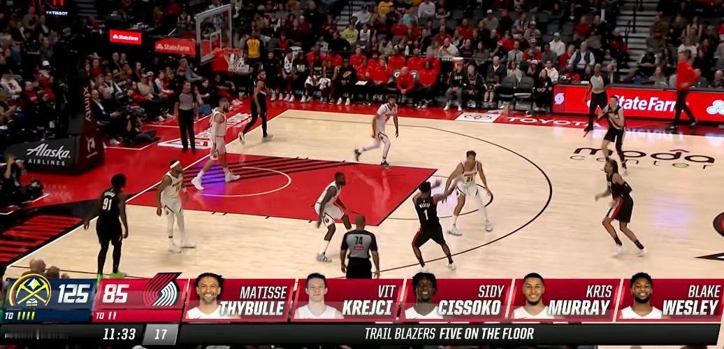 第四节垃圾时间，斯普利特摆五小，真有你的！！！塞布尔也你们重点培养吗？？？ 