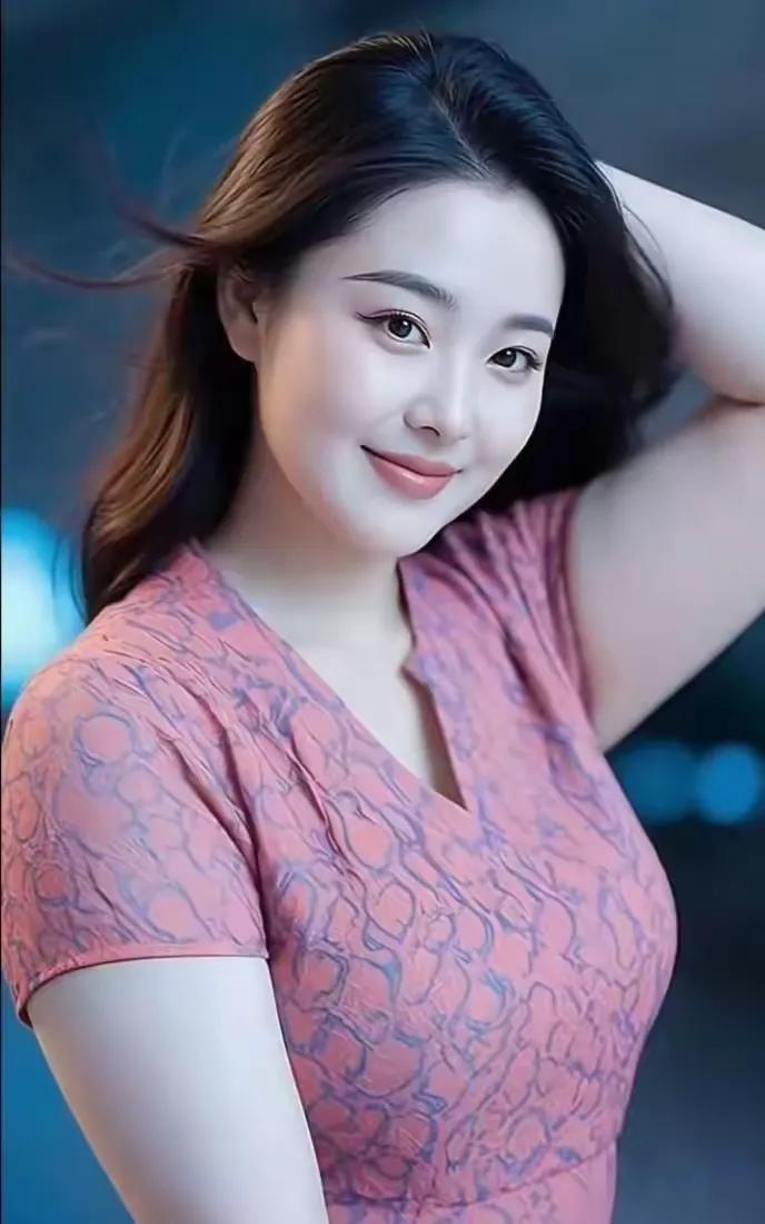 她的身体丰满而柔软，线条流畅而自然，每一个姿态都充满了女性的柔情和魅力，充满了健