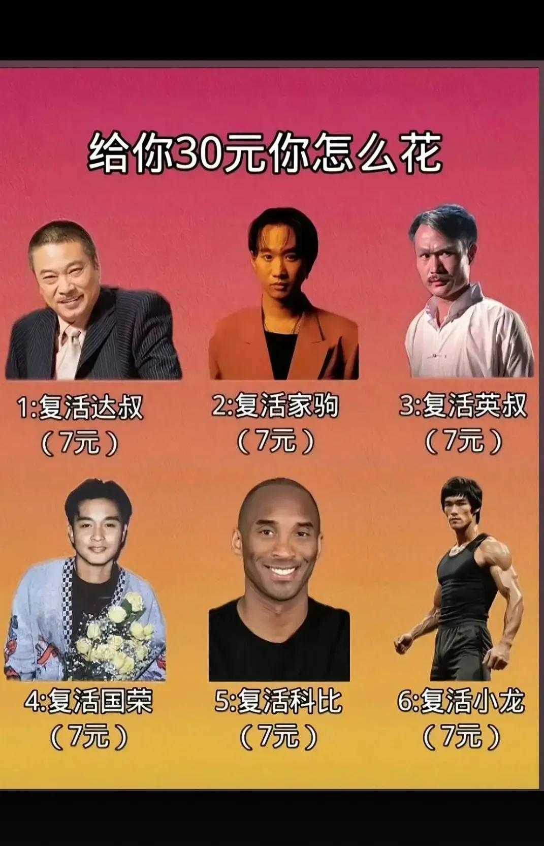 给你30  你怎么花？？？？？