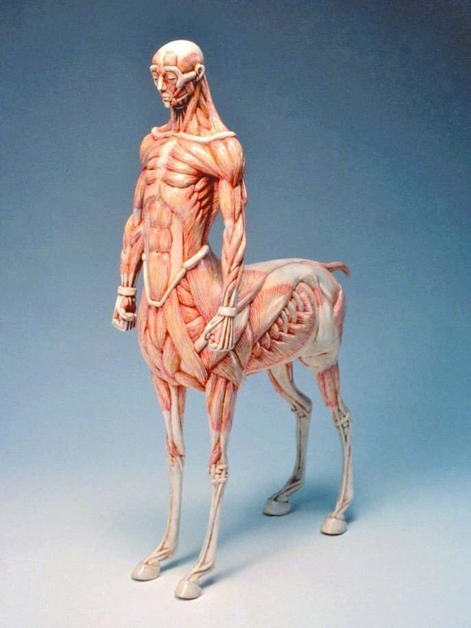 绘画欣赏 日本艺术家木下雅雄（Masao Kinoshita）的雕塑作品，神话和
