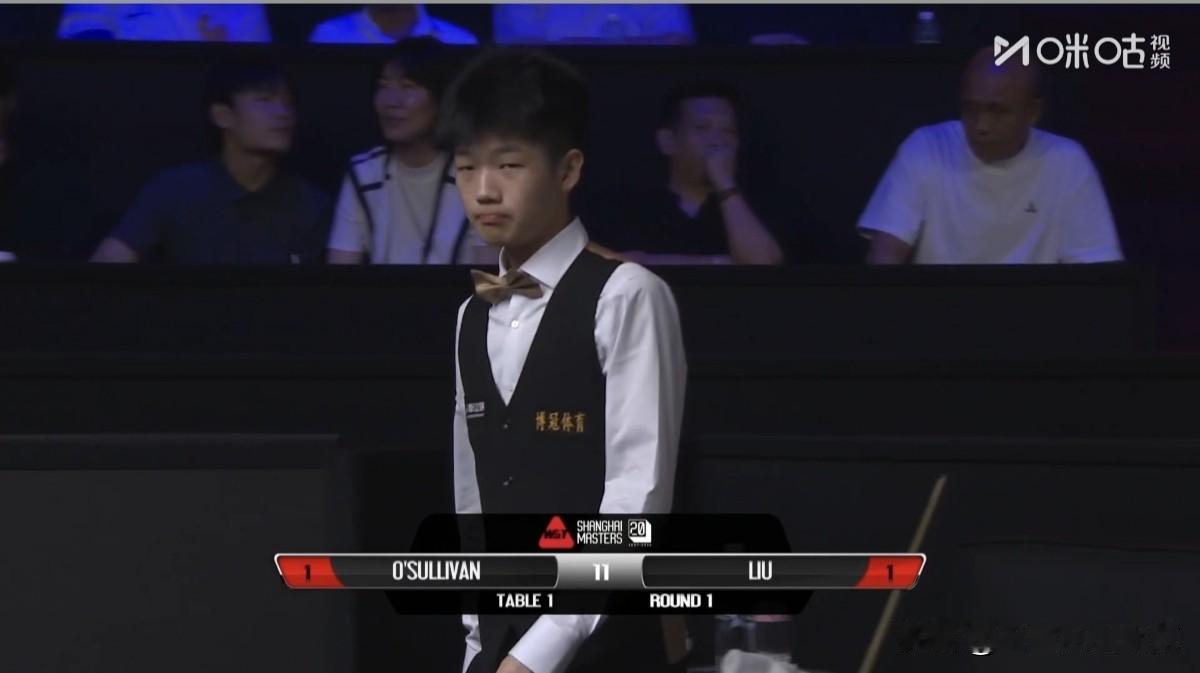 89：0，刘林昊强势扳回一局！
      北京时间今晚，2026斯诺克上海大师