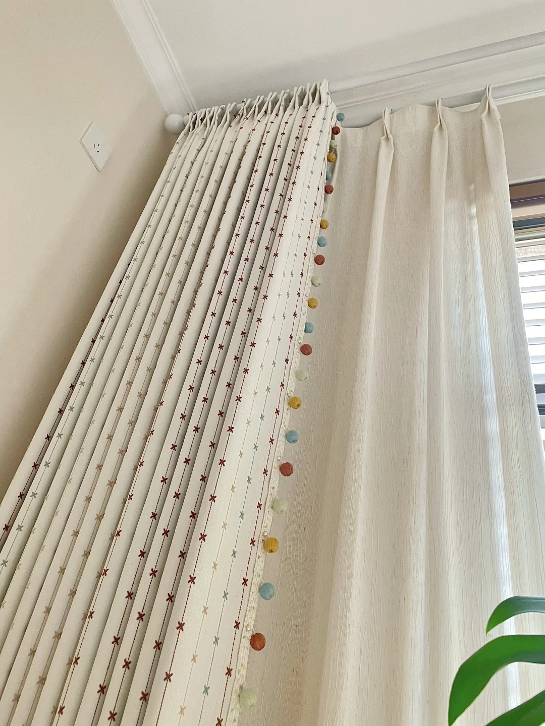 答应我！儿童房都去试试彩虹星愿+扶风纱！🌈