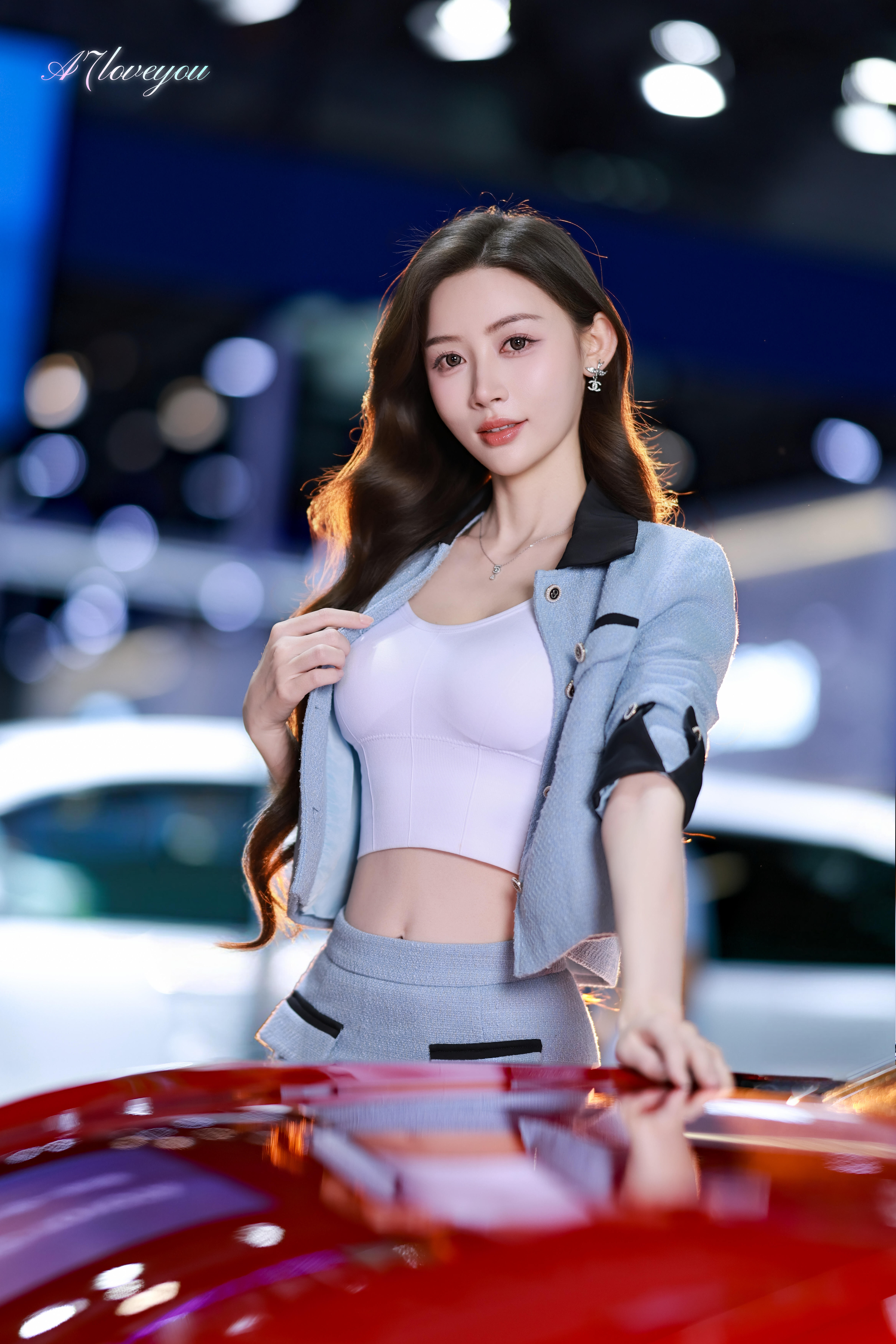 长春车展女神范车模敏敏车模小姐姐~车展模特~大长腿 ​​​