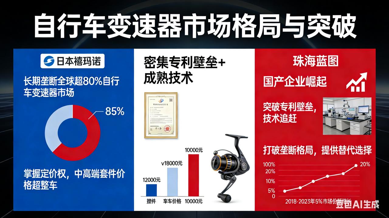 国产变速器突围：打破日企垄断，不止是性价比，更是产业底气
 
日本禧玛诺长期垄断