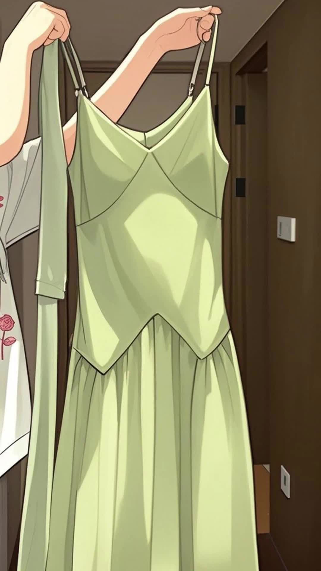 超显白的青苹果绿！